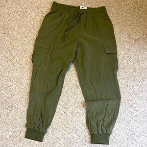Green joggers. Never worn. Originally $79.00. INC from Macys.